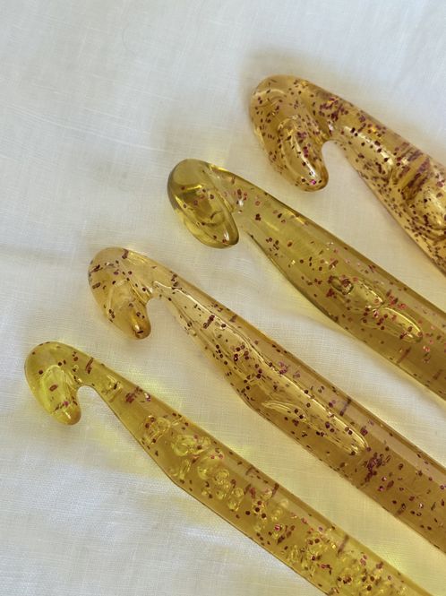 Hovedbilde Heklenåler - big sizes - gul