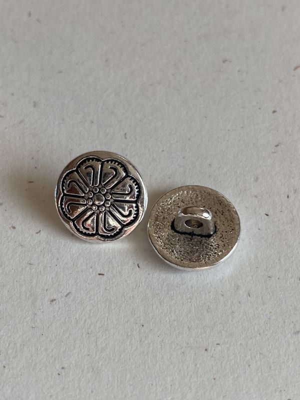 Kofteknapper - Små med blomst