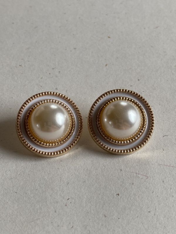 Elegante perleknapper - store