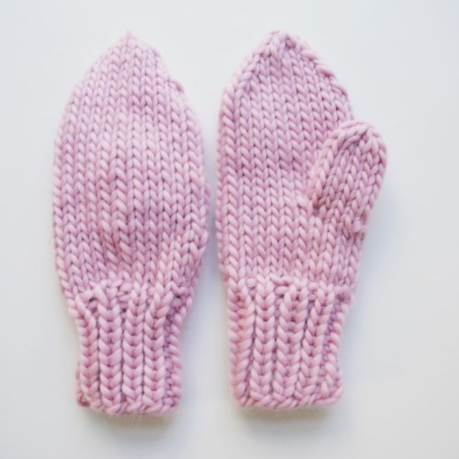 Hovedbilde Enkle votter i Tjukk Ull