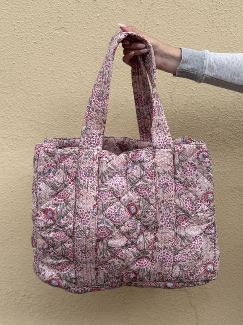 Hovedbilde Sara - weekend bag blockprint