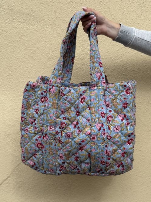 Hovedbilde Vivi - weekend bag blockprint