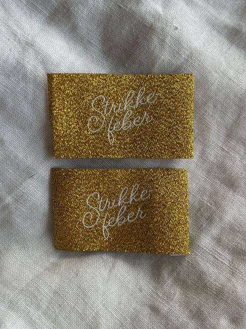 Hovedbilde Label- Strikkefeber - Gull