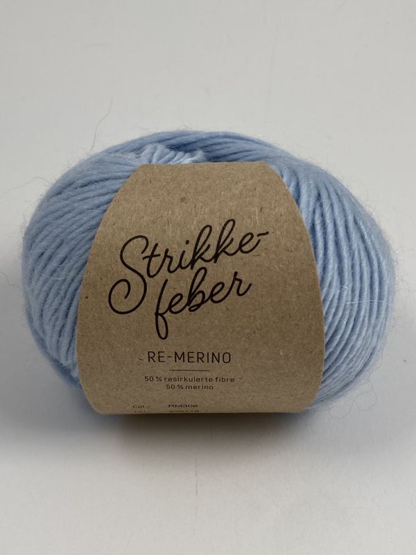 Re-merino - Lys Blå RM308