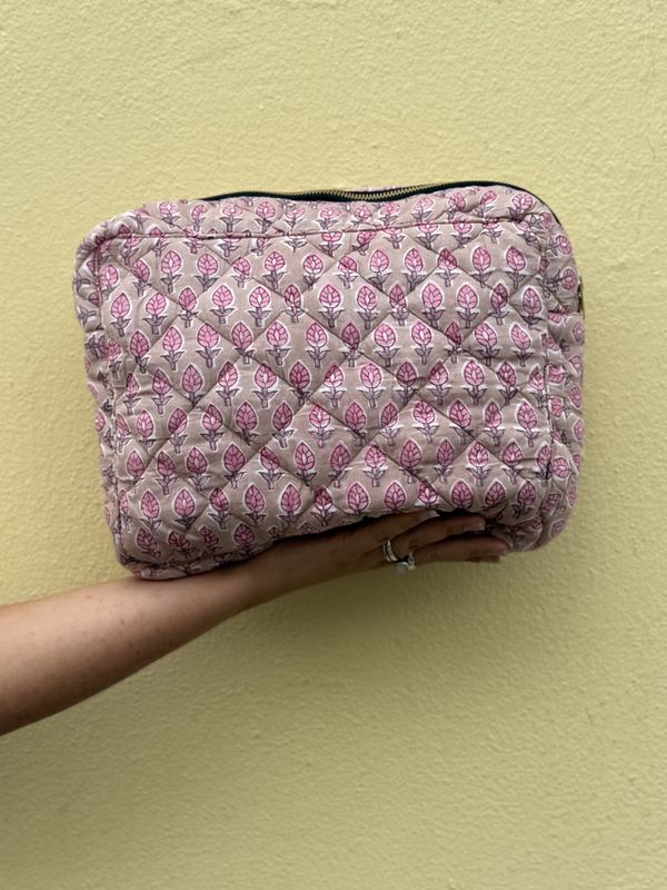 Blockprint bag L - Dagny
