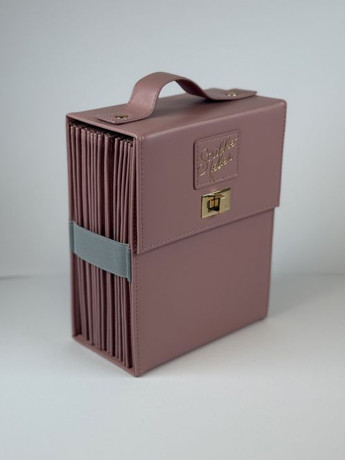 Hovedbilde Rundpinnemappe enkel - Rosa