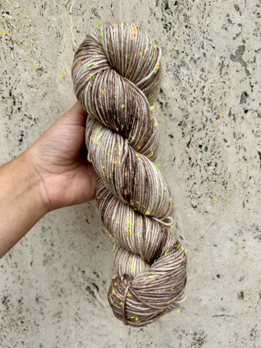 Neon Tweed DK - Brun