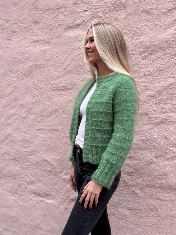 Striper på tvers cardigan