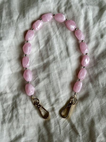 Bilde av Tynn perler på en snor - rosa