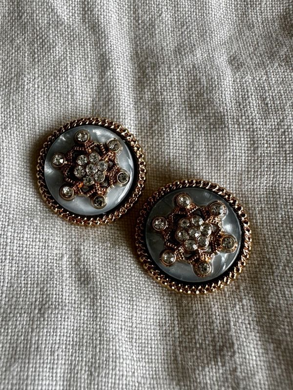 Lysblå snøstjerne med bling