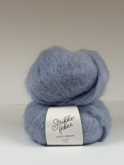 Hovedbilde Fluffy Mohair - Lysblå FM308