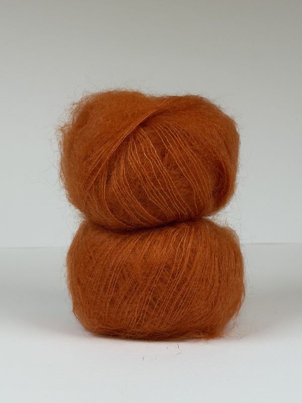 Silk Mohair - Brent Orange SM085