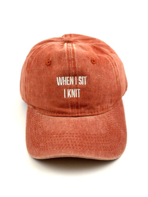 Hovedbilde When I sit I knit - caps