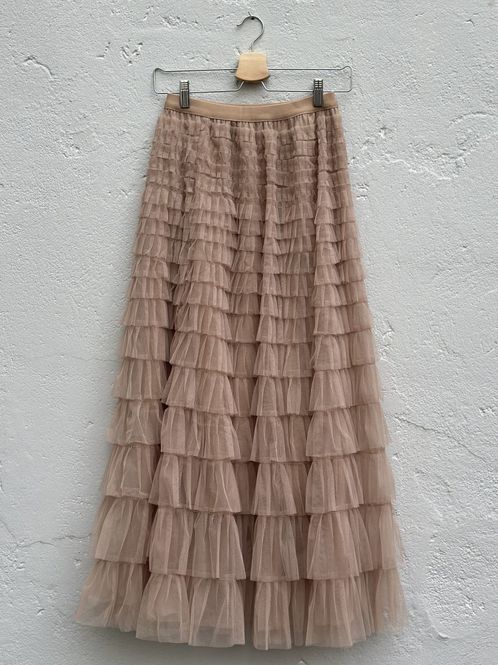 Hovedbilde Tyllskjørt - Cappucino