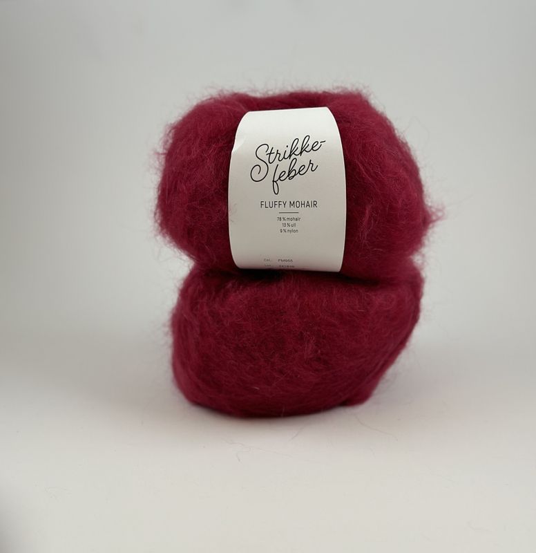 Fluffy Mohair - Kirsebær FM955