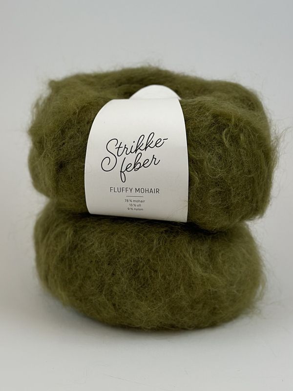 Fluffy Mohair - Oliven FM009