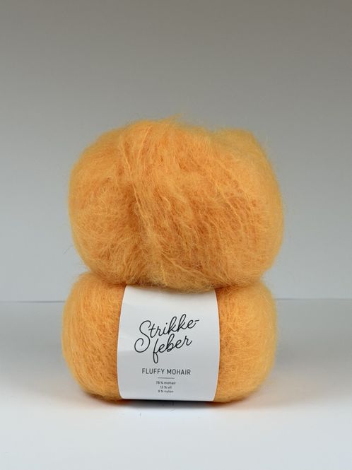 Hovedbilde Fluffy Mohair - Neon Orange FM804