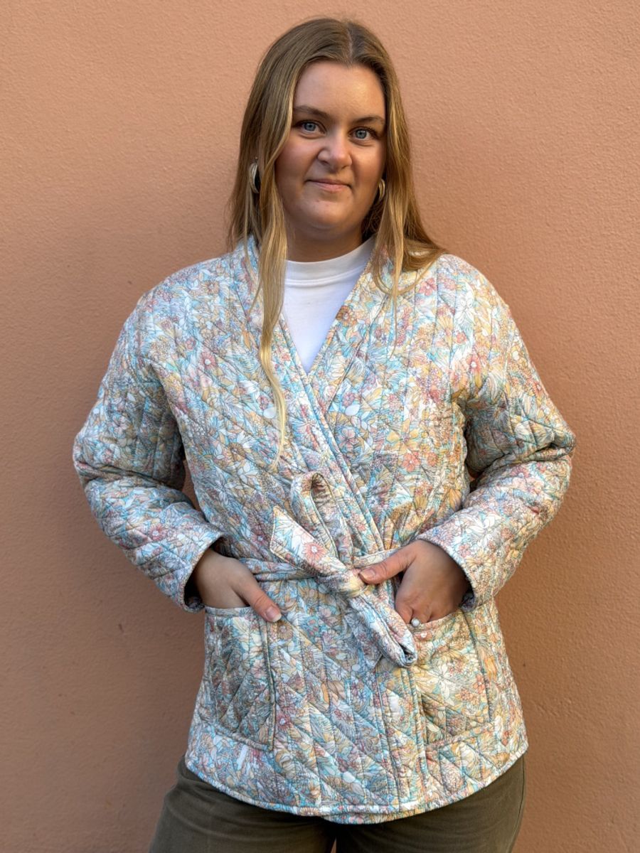 Vintage silke jakke - Olette