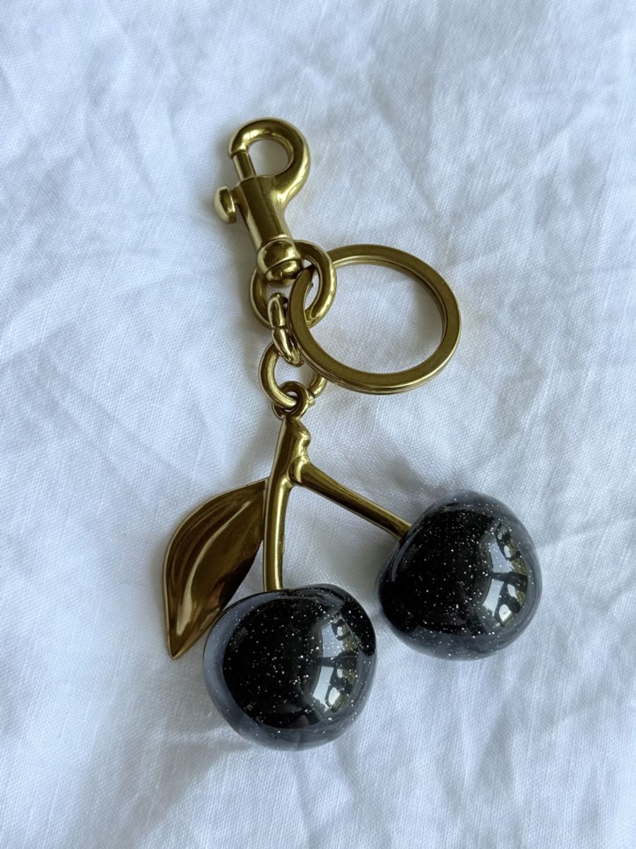Nøkkelring cherry - Sort