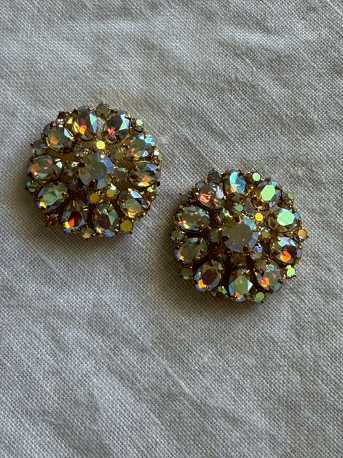 Hovedbilde Knapp med AB bling 24mm