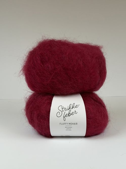 Hovedbilde Fluffy Mohair - Kirsebær FM955