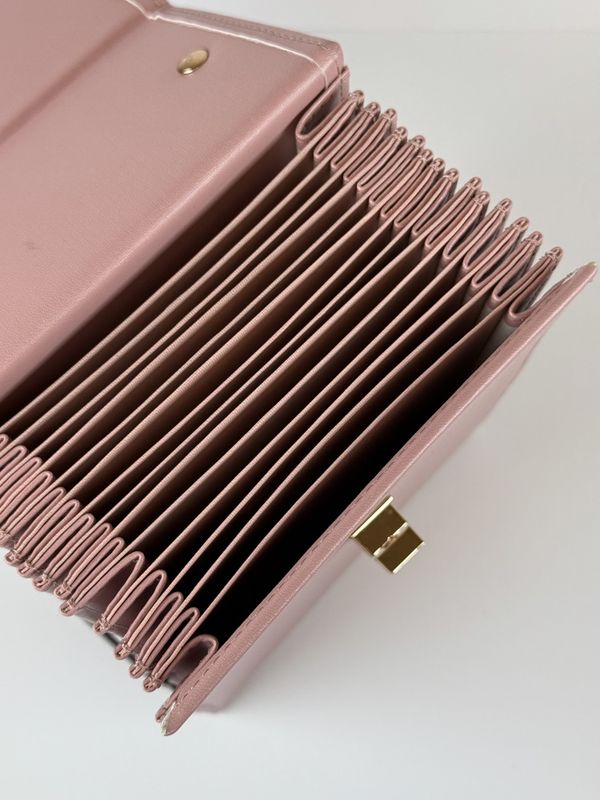 Rundpinnemappe enkel - Rosa