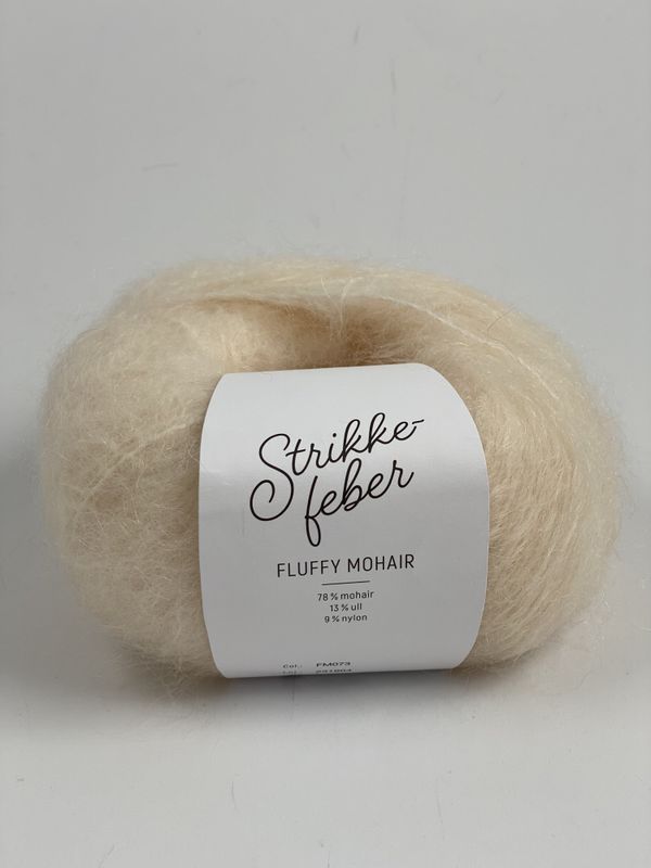Fluffy Mohair - Elfenben FM073