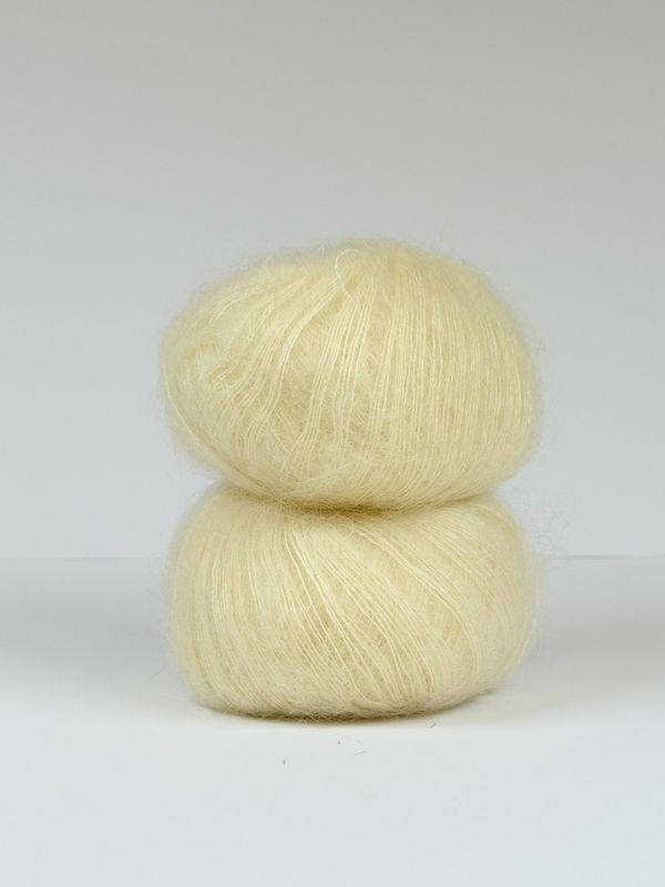 Silk mohair - Vanilje SM065