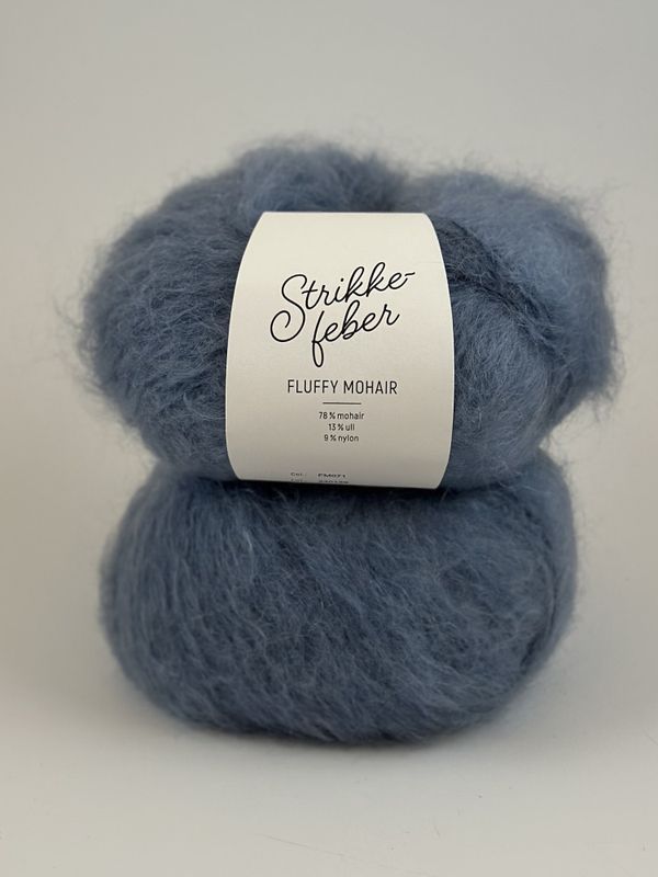 Fluffy Mohair - Denim FM071