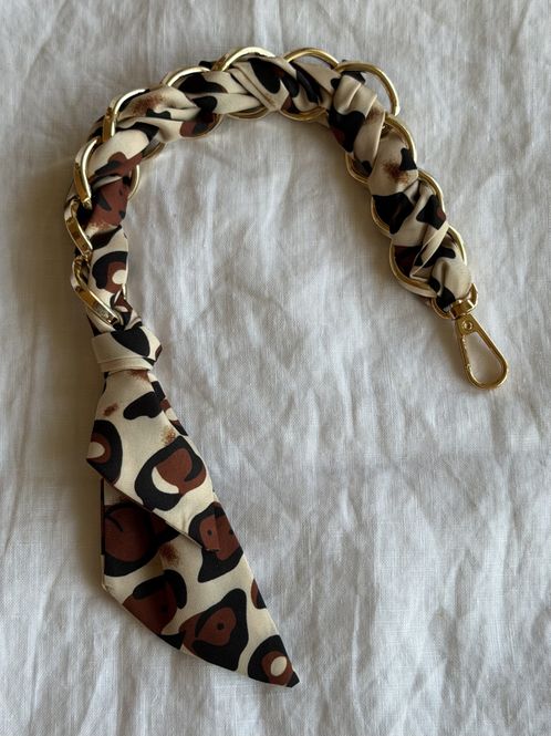 Hovedbilde Lenke med silkeskjerf - leopard