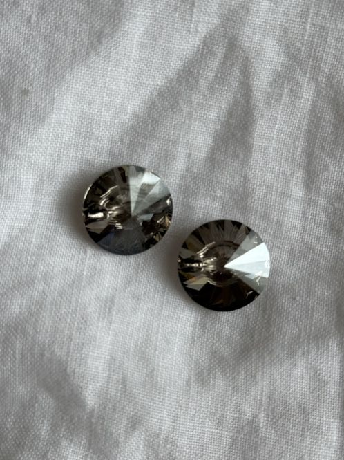 Hovedbilde Crystal knapper 18mm - Golden Light