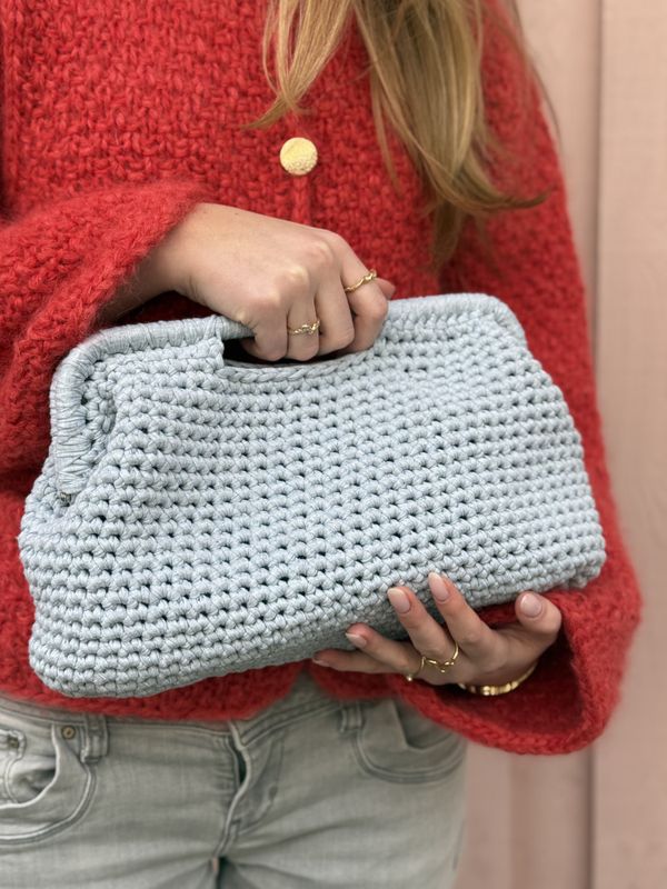 Clutch with handles - 2 sizes