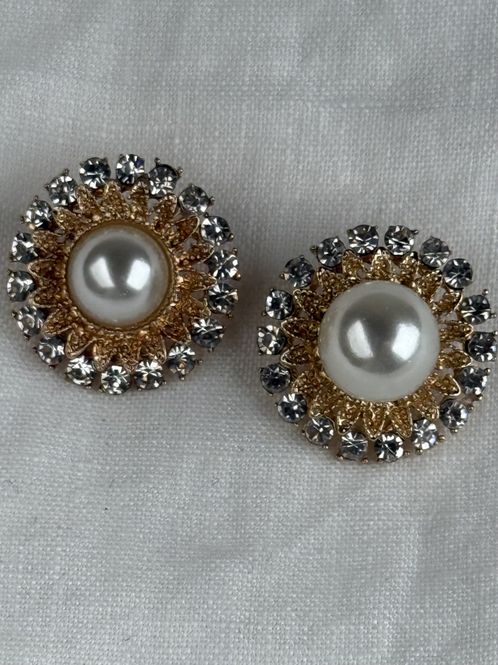 Hovedbilde Store perleknapper med bling